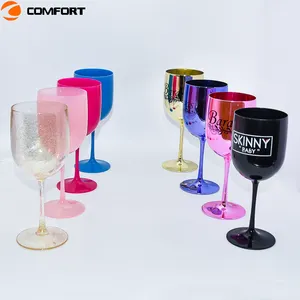 Винтажный Кубок, цветной Кубок, посуда, пластиковый уникальный Кубок для красного вина