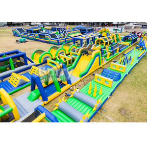 Parcours d'obstacles géant pour enfants Jouets gonflables d'extérieur Château gonflable Wipeout Jeu grand parcours d'obstacles gonflable pour adultes - Product Image 2