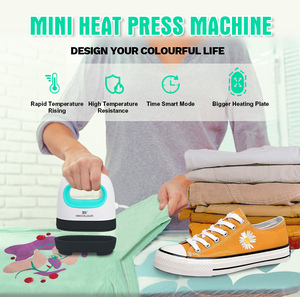 Presse à chaud portable <span class=keywords><strong>Easypress</strong></span> <span class=keywords><strong>Mini</strong></span> 2 x 3 pouces pour la sublimation sur t-shirts - Product Image 3