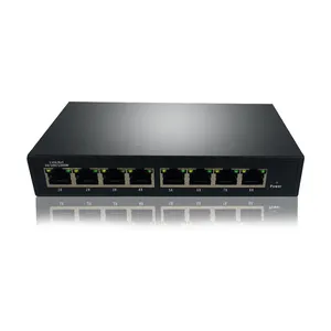 Full Gigabit Smart Web Managed rede switch 8 Port Ethernet switch para IP Câmera VoIP Telefone AP dispositivos