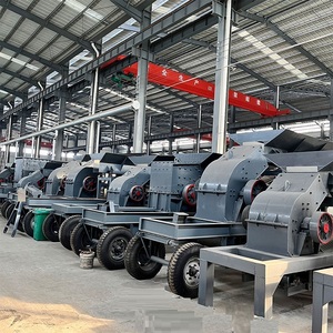<b>Portable</b> Glass Stone Hammer Crusher with <b>AC</b> Motor Engine-Driven Small Size Recycling Machine for Glass Bottle to Sand Conversion - Product Image 5