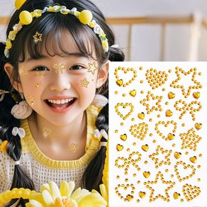 Pegatinas Faciales con Forma de Corazón y Estrella para Niños, Lindas Pegatinas Decorativas para Niños, Perfectas para Manualidades - Product Image 6