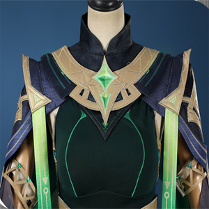 Damen Erwachsenen Anime Spiel Genshin Dendro Sumeru Karnevalsparty-Anzug für <span class=keywords><strong>Alhaitham</strong></span> Dakim Cosplay Kostüm aus Polyester - Product Image 4