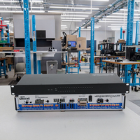 Boîtier de contrôle de serveur, amplificateur, boîtier électronique, châssis en acier galvanisé et aluminium, fabriqué sur mesure, 1U, IP54, pour montage en rack