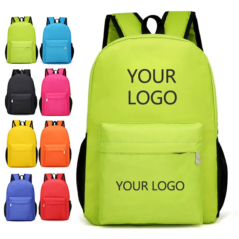 Custom Logo Fashion Waterproof Kids Teenager Student School Backpack School Bags For Boys And Girls school backpack with logo