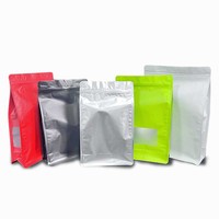 Sachets d'emballage alimentaire mats à huit soudures, autoportants, à motif imprimé personnalisé, pour sucre, nouilles, produits secs, snacks, avec compartiments