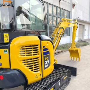 Excavadora Hidráulica Usada Komatsu PC35 de 3.5 Toneladas, Miniexcavadora Compacta Original de Japón con Cucharón de Excavación Estándar - Product Image 3