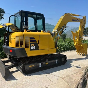 Offre Spéciale : Mini-Excavatrice Komatsu PC56-7 de 5 Tonnes de Haute Qualité, Équipement de Construction Hydraulique avec Moteur - Product Image 1
