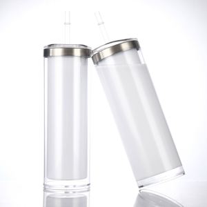 Hot Sale 20oz Stainless Steel Eco-Friendly Sublimation Straight Glitter Tumbler Modern Design <b>Snowglobe</b> 12-24hr Thermal - Product Image 2