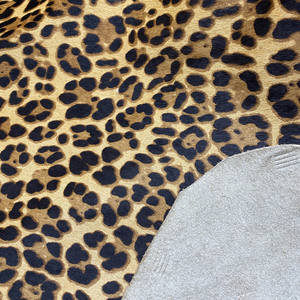 <span class=keywords><strong>Cuir</strong></span> de vache véritable imprimé léopard sur mesure LWG China Tannery pour chaussures et sacs - Product Image 2