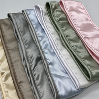 Bandeau quotidien réutilisable en flanelle satinée chaude pour l'hiver, réglable avec bande auto-agrippante, sans plis, pour le maquillage, les soins spa, le lavage du visage et les soins capillaires