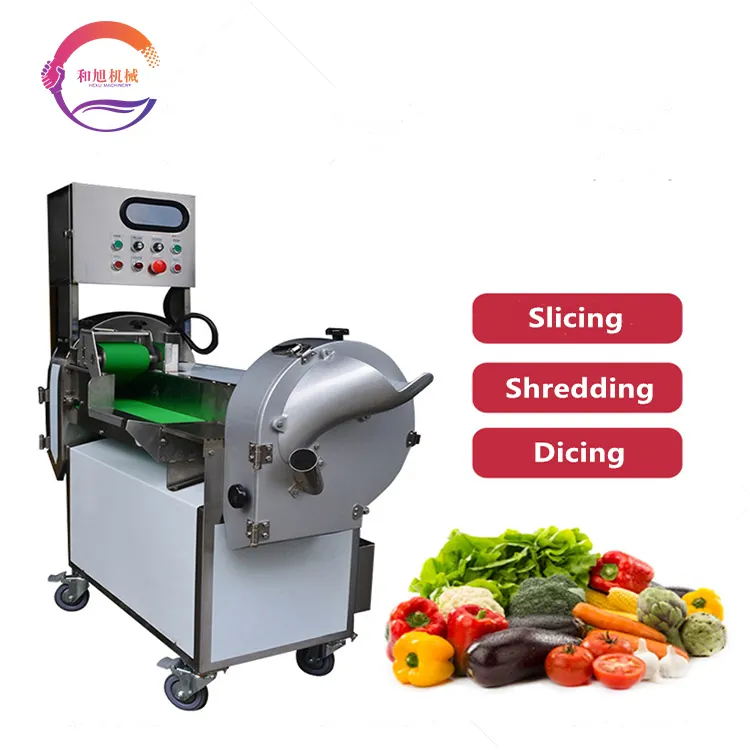 Hot Sell Fruit Meloen Industriële Koolsla Cutter Spinazie Snijmachine Groente Snijmachine