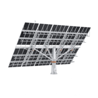 Tracker solaire personnalisé avec entraînement pivotant ou actionneur linéaire suivre le soleil automatiquement, système de suivi solaire à double axe