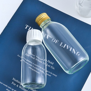 ขวดแก้วสำหรับบรรจุน้ำเชื่อมวิสกี้ชนิดปากแคบ ขนาด 30 มล. 60 มล. 100 มล. 125 มล. 150 มล. 200 มล. 250 มล. 300 มล. 500 มล. พร้อมฝาปิด สำหรับใช้ทางการแพทย์ - Product Image 2