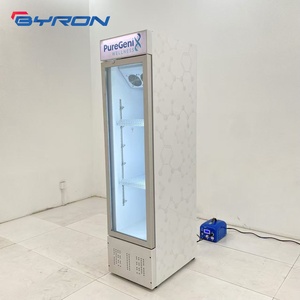 Slim Vertical Frozen Display <b>Freezer</b> Air Cooled Commercial Upright Fridge With Custom Logo Light Box for Snack Ice Drinks BC Tal - Product Image 1