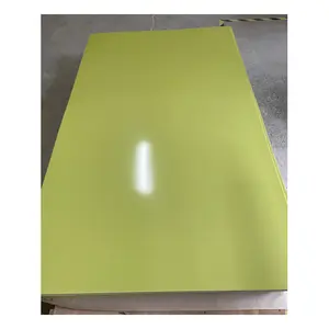 Yellow Color Insulation Materials 3240 G10 FR4 Epoxy Glass Fiber Board Thickness 0.5mm