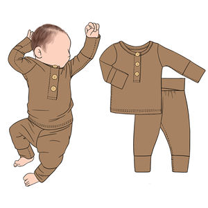 Factory Directly Sale 2pcs <strong>Set</strong> <strong>Baby</strong> Boy Long Sleeve Shirt With Pants Casual Clothing <strong>Set</strong> for Children and Kids - Product Image 3