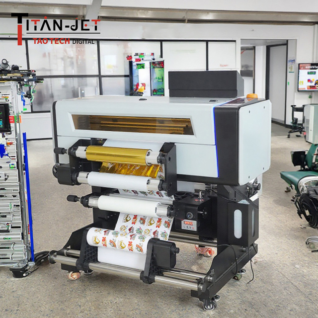 Automatic A2 UV Roll Transfer DTF Printer Wifi I3200 Head UV DTF Film Printing Machine with Lamination New Condition