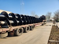 Outils de forage en spirale CFA (Continuous Flight Auger) pour sols/argiles à fort moment de charge, pour chargeuses, diamètre 1000 mm, personnalisables