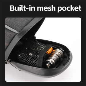 WEST BIKING Nuevo diseño 1.5L Bolsa trasera reflectante <span class=keywords><strong>para</strong></span> <span class=keywords><strong>bicicleta</strong></span> Bolsa de sillín de <span class=keywords><strong>bicicleta</strong></span> colorida portátil con diseño de luz trasera - Product Image 4