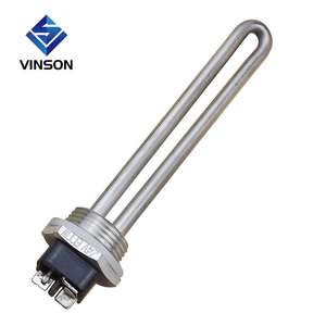 <span class=keywords><strong>Calentador</strong></span> <span class=keywords><strong>Solar</strong></span> 12V/24V 220V 300W, Elemento Calefactor de Tubo en Forma de U, Elemento Calefactor de Agua con Conexión NPT de 1 Pulgada - Product Image 5