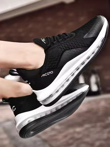 Men's Evergreen Fashionable <b>Casual</b> Running <b>Shoes</b>-Lightweight Breathable Lace-Up Closure with Cushioning All Seasons - Product Image 4