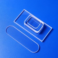 Services de découpe et de soudage sur mesure de verre de quartz ovale, haute pureté, résistant aux hautes températures, à haute transmission lumineuse