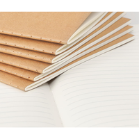 Cuadernos de Papel Kraft Personalizados en Oferta, Diarios con Cubiertas de Lino PU y Cuero PU para Niños, para Escribir, Dibujar y Usar como Diario