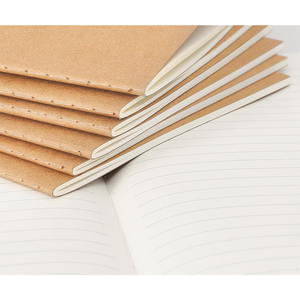 Vente en gros OEM de carnets personnalisés en papier kraft avec couverture en cuir PU lin pour l'écriture et le dessin des enfants. - Product Image 3