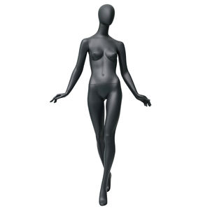 <span class=keywords><strong>Precio</strong></span> de fábrica: Maniquí de cuerpo completo de fibra de vidrio negro usado, cabeza de maniquí femenino con base de vidrio templado, personalizable para prendas de vestir. - Product Image 4