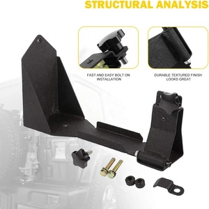 Levo Offroad JL Tailgate High Lift Jack Bracket Rear High Lift Mount for Jeep Wrangler JL - Product Image 4