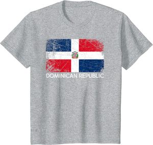 Camisetas sueltas para hombre, Camiseta con estampado de bandera dominicana de verano, camiseta de manga corta de calle, ropa de algodón, camisetas con logotipo personalizado para hombre, camisetas calientes - Product Image 3