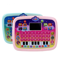 Máquina inteligente de aprendizaje de ordenador portátil para niños, tableta Led, juguetes inteligentes, ordenador portátil, máquina de aprendizaje de juguete para niños L1 AM