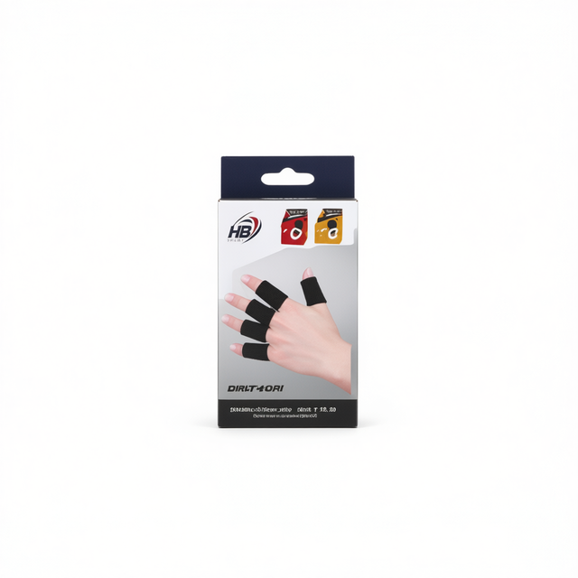 HB Sport Finger Protector Black 10 Pcs For Martial Arts Training
