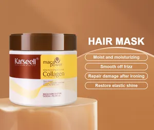 Karseell Atacado Salon Reparação Do Cabelo M-ask Private Label Queratina Comércio Justo para o Tratamento Do Cabelo Liso Máscara De Cabelo