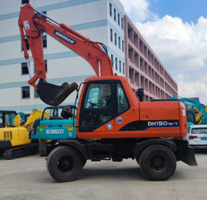 รถขุด Doosan DH150 คุณภาพสูง มือสอง ขนาด 15 ตัน แบบตีนตะขาบ แชสซียาว เครื่องจักรก่อสร้าง ลดราคา - Product Image 4