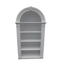 Étagère de présentation en chêne massif antique traditionnelle, durable, armoires à livres, taille personnalisable, multifonctionnelle pour la maison, la salle à manger, le salon