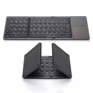 Keyboard Lipat BT Nirkabel Isi Ulang Ukuran Mini Pintar untuk Android Windows dan Smartphone IOS Ipad