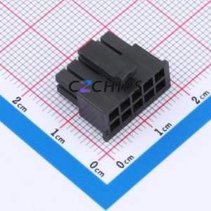 W30012K-10PB123 Housing (Wire-to-Board / Wire-to-Wire) P=3.03mm Connector 2x5P 3.03mm Micro-Fit (MX 3.0) 3.03mm - Product Image 1