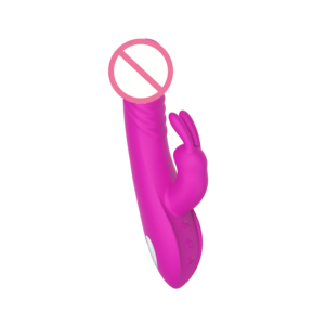 Vibrador Telescópico Tipo Conejo para Mujeres, Potente Vibración, Masaje, Masturbación, Silencioso, con Movimiento de Inserción y Extracción - Product Image 3