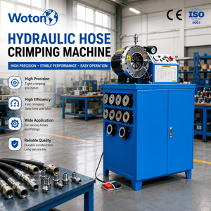 Vente flash - Machine à sertir les tuyaux hydrauliques CE Free Hydraulic Pipe Press Hose Crimping Machine DX68 Finn Power P32 Pump 3kW avec garantie d'un an - Product Image 2