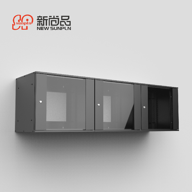 6u 9u Network Cabinet Wall Mounted Exchange Cabinet Detachable Server Rack Enclosure Factory OEM