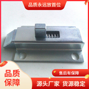 Loquet de porte en forme de papillon en alliage de zinc MSZ-103 avec mécanisme à ressort réversible pour portes industrielles - Product Image 5