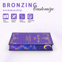 Libro de Tapa Dura Impreso Personalizado con Papel Kraft, Embalaje de Cartón con Papel Offset, Servicio de Estampado en Caliente, Logotipo Personalizado