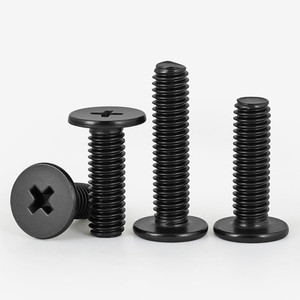 Viti a Testa Piatta Ultra Sottile Phillips in Acciaio Inox 304 Nero per Computer Portatile CM M1.6 M2 M2.5 M3 M4 M5 M6 - Product Image 6