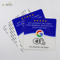 Autocollant NFC en acrylique de 10 cm pour avis Google allemands – Prêt à être expédié