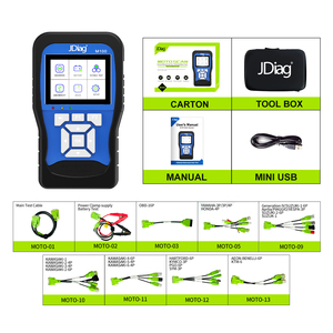 Jdiag M100 xe máy quét 2 trong 1 dualy hệ thống công cụ Chẩn đoán Pin Tester và xe máy công cụ chẩn đoán cho Honda <span class=keywords><strong>Yamaha</strong></span> - Product Image 6