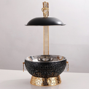 Nuovo Design Set Chafing Dish <span class=keywords><strong>per</strong></span> Buffet 8.0L Nero <span class=keywords><strong>per</strong></span> <span class=keywords><strong>Catering</strong></span> - Product Image 6