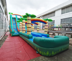 Lâu Đài Nhảy Giải Trí Con Người Cấp Thương Mại Biệt Thự Bouncy Juegos Bơm Phồng Bể Trượt Nước Bơm Hơi - Product Image 6