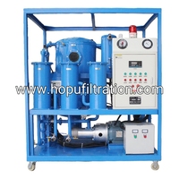 HOPU Nuevo Purificador de Aceite Dieléctrico para Transformadores Trifásicos, Doble Etapa, Alto Vacío, 5 Años de Garantía, 8 galones, 25 L/min